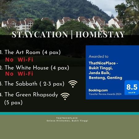 Thatniceplace - Bukit Tinggi, Janda Baik, Bentong, Genting 外观 照片